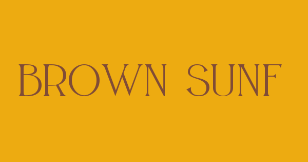 Brown Sunflower Serif font thumb